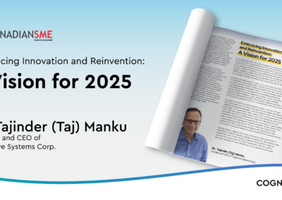 Dr. Taj Manku Shares His Vision for Reinvention in 2025 with Canadian SME Magazine